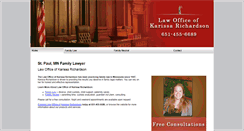 Desktop Screenshot of karissarichardsonlaw.com